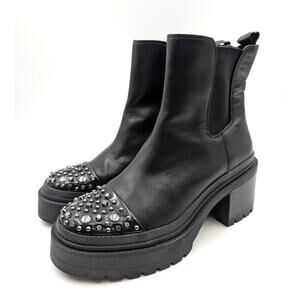 Jessica Simpson Jymmie Cap Toe Platform Chelsea Boots Women's Size US9.5 EU41